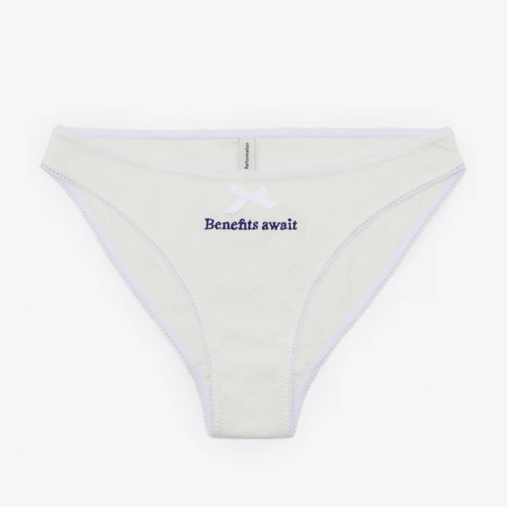Reformation Benefits Await Underwear